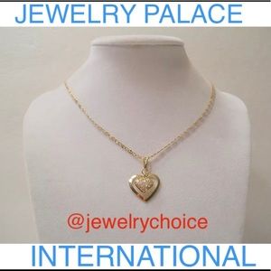 🆕14K Gold Filled Filigree Heart Pendant